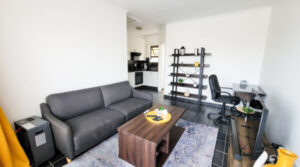 Modern 1 Bedroom Upstairs Apartment in a secure complex.